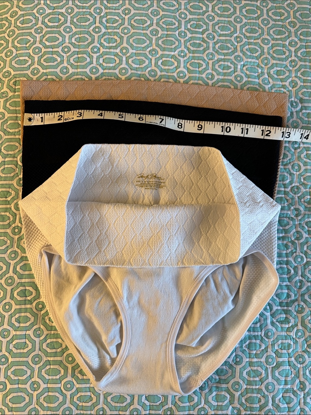 NWOT: Marilyn Monroe White, Black, & Tan High-Waist Shapewear Panty